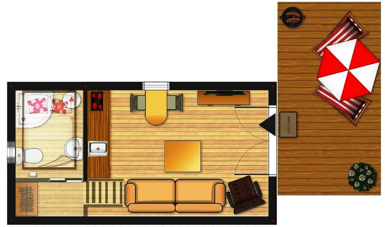 Tiny House Olivia Apartment Liptovsky Hradok Bagian luar foto